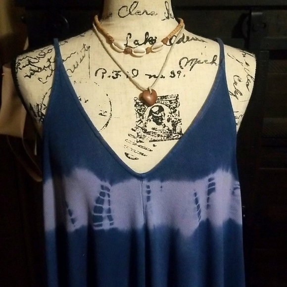 Volcom Grey and blue tye-dye sundress - Picture 3 of 13